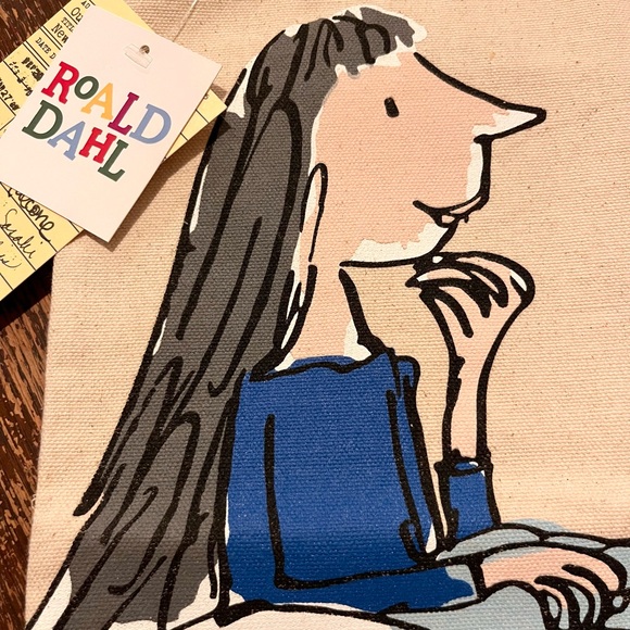 Out of Print Matilda Tote - Blue and Pink - Picture 3 of 4